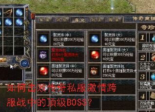 ��λ��ܴ���˽��������ս�еĶ���BOSS��