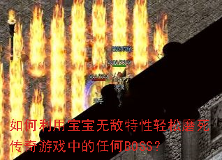 如何利用宝宝无敌特性轻松磨死传奇游戏中的任何BOSS? 如何利用宝宝无敌特性轻松磨死传奇游戏中的任何BOSS?