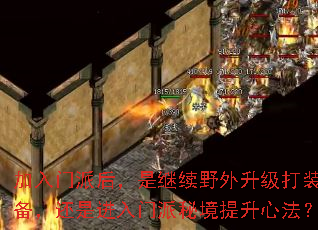 加入门派后,是继续野外升级打装备,还是进入门派秘境提升心法? 加入门派后,是继续野外升级打装备,还是进入门派秘境提升心法?