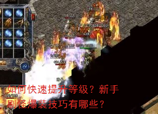 如何快速提升等级?新手刷怪爆装技巧有哪些? 如何快速提升等级?新手刷怪爆装技巧有哪些?