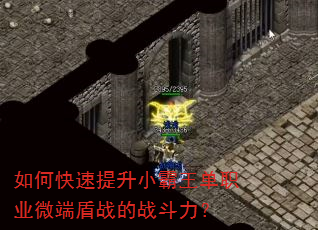 如何快速提升小霸王单职业微端盾战的战斗力? 如何快速提升小霸王单职业微端盾战的战斗力?
