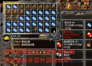 如何免费获取飞扬传奇私服挂机辅助并提升游戏效率? 如何免费获取飞扬传奇私服挂机辅助并提升游戏效率?