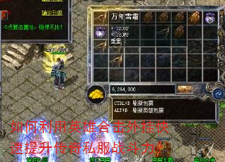 如何利用英雄合击外挂快速提升传奇私服战斗力? 如何利用英雄合击外挂快速提升传奇私服战斗力?