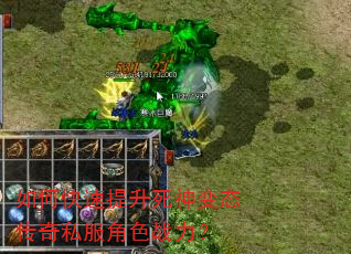 如何快速提升死神变态传奇私服角色战力? 如何快速提升死神变态传奇私服角色战力?