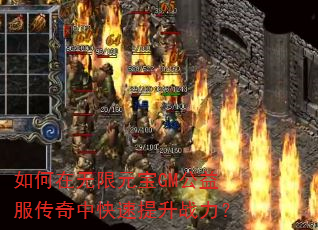如何在无限元宝GM公益服传奇中快速提升战力? 如何在无限元宝GM公益服传奇中快速提升战力?