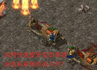 如何快速提升变态英雄合击私服角色战斗力? 如何快速提升变态英雄合击私服角色战斗力?
