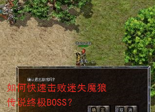 如何快速击败迷失魔狼传说终极BOSS? 如何快速击败迷失魔狼传说终极BOSS?
