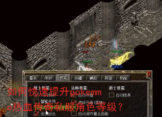 如何快速提升pokemmo热血传奇私服角色等级? 如何快速提升pokemmo热血传奇私服角色等级?