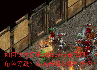 如何快速提升3000ok传奇私服角色等级?装备选择有哪些技巧? 如何快速提升3000ok传奇私服角色等级?装备选择有哪些技巧?