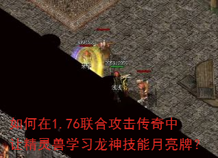 如何在1.76联合攻击传奇中让精灵兽学习龙神技能月亮牌? 如何在1.76联合攻击传奇中让精灵兽学习龙神技能月亮牌?