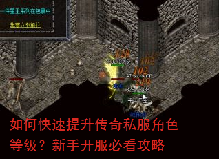 如何快速提升传奇私服角色等级?新手开服必看攻略 如何快速提升传奇私服角色等级?新手开服必看攻略