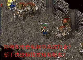 如何在传奇私服中高效打金?新手快速赚钱攻略有哪些? 如何在传奇私服中高效打金?新手快速赚钱攻略有哪些?