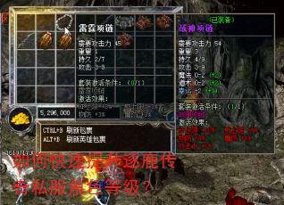 如何快速提升逐鹿传奇私服角色等级? 如何快速提升逐鹿传奇私服角色等级?