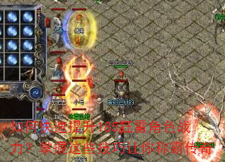 如何快速提升185狂雷角色战力?掌握这些技巧让你称霸传奇 如何快速提升185狂雷角色战力?掌握这些技巧让你称霸传奇