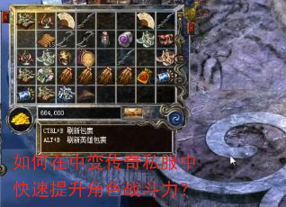 如何在中变传奇私服中快速提升角色战斗力? 如何在中变传奇私服中快速提升角色战斗力?